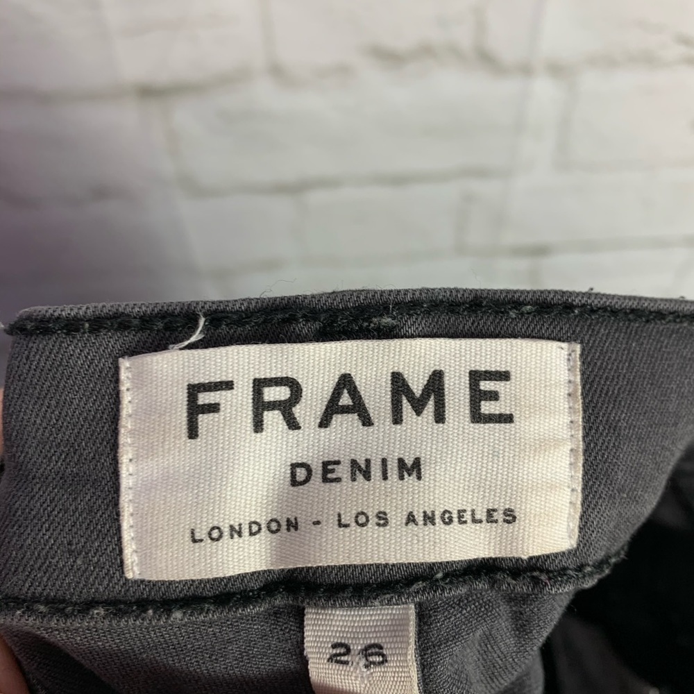 Frame Le Skinny De Jeanne Distressed Skinny Jeans - Picture 6 of 8